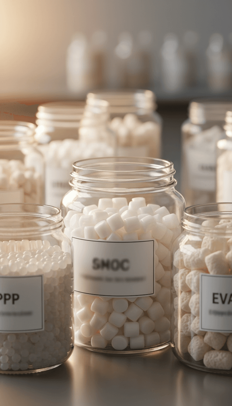 High-quality plastic polymer pellets and raw materials