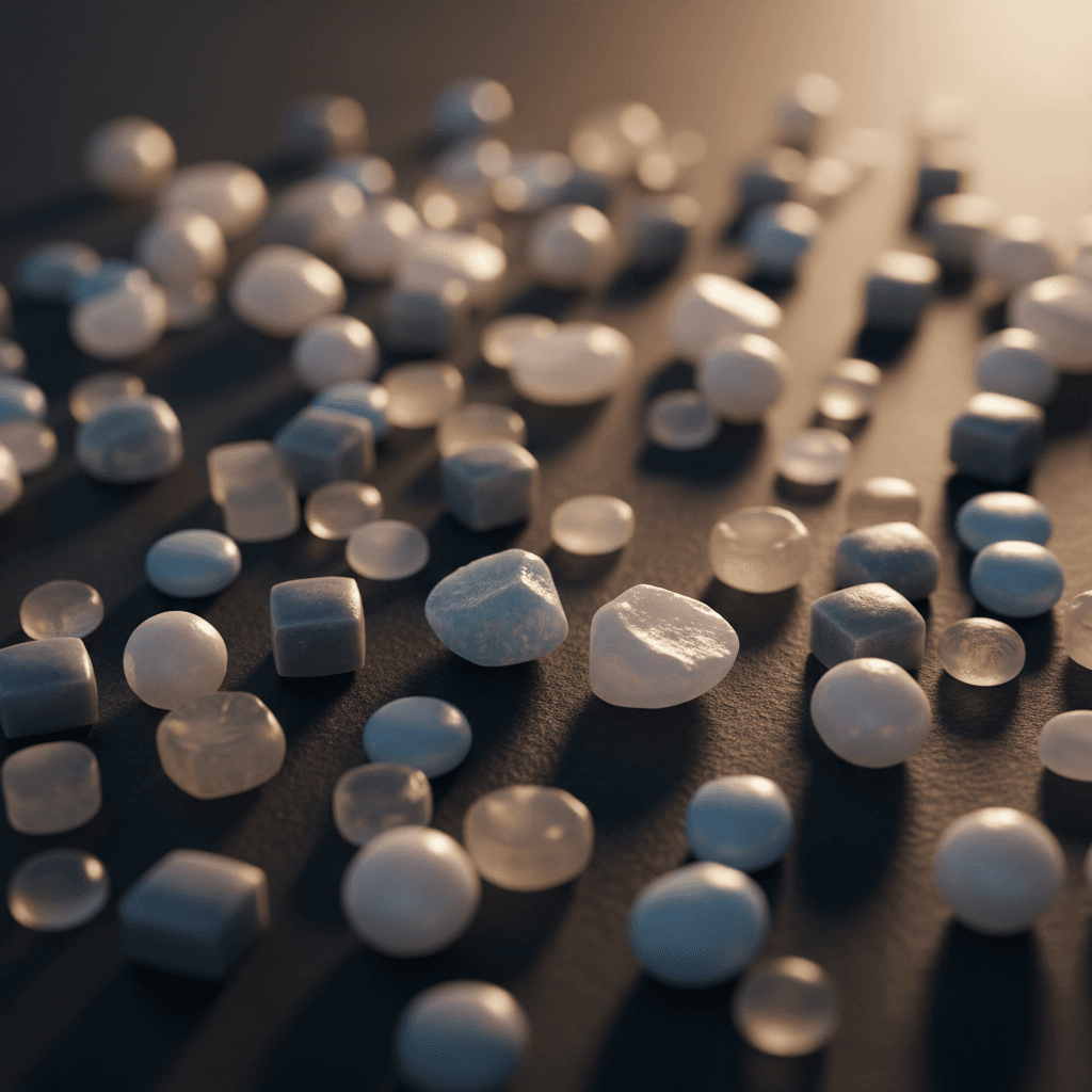 High-quality plastic resin pellets in various grades